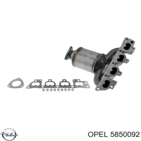 5850092 Opel catalizador