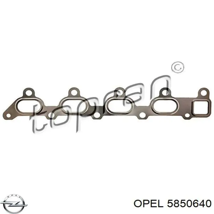 Comprar 5850640 Opel Junta colector escape
