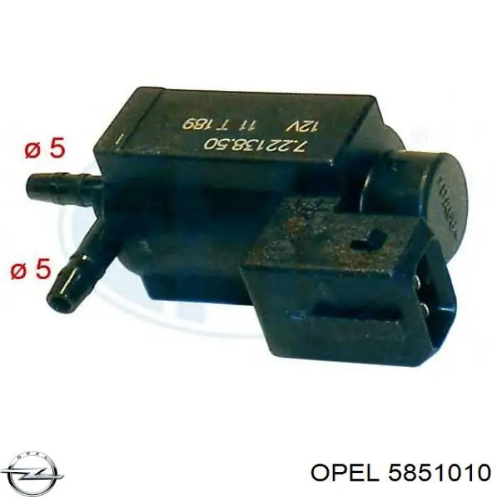 5851010 Opel valvula de control suministros de aire
