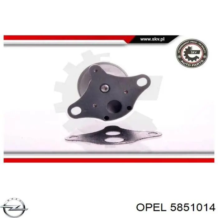 Válvula EGR 5851014 Opel