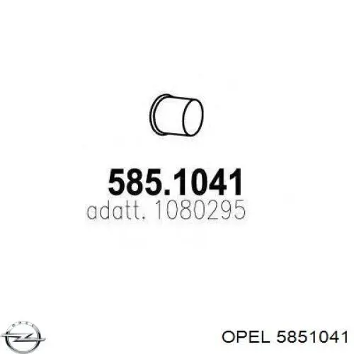 5851041 Opel válvula egr