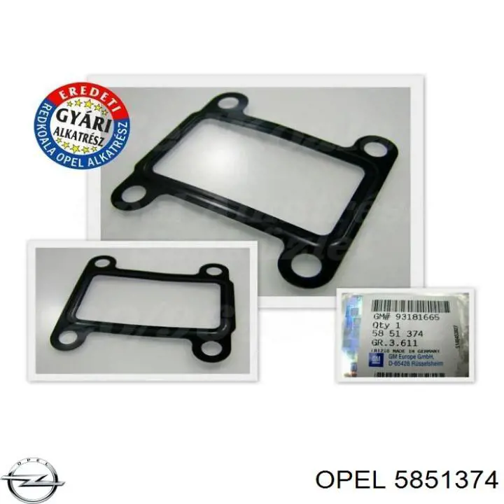 Comprar 5851374 Opel Junta de válvula EGR