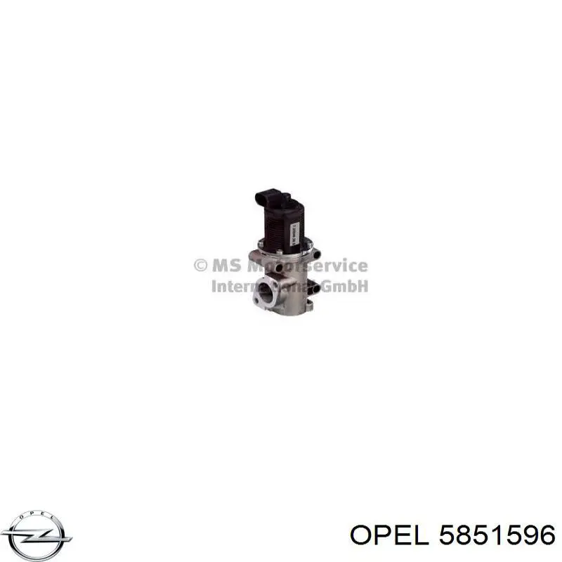 5851596 Opel Válvula EGR