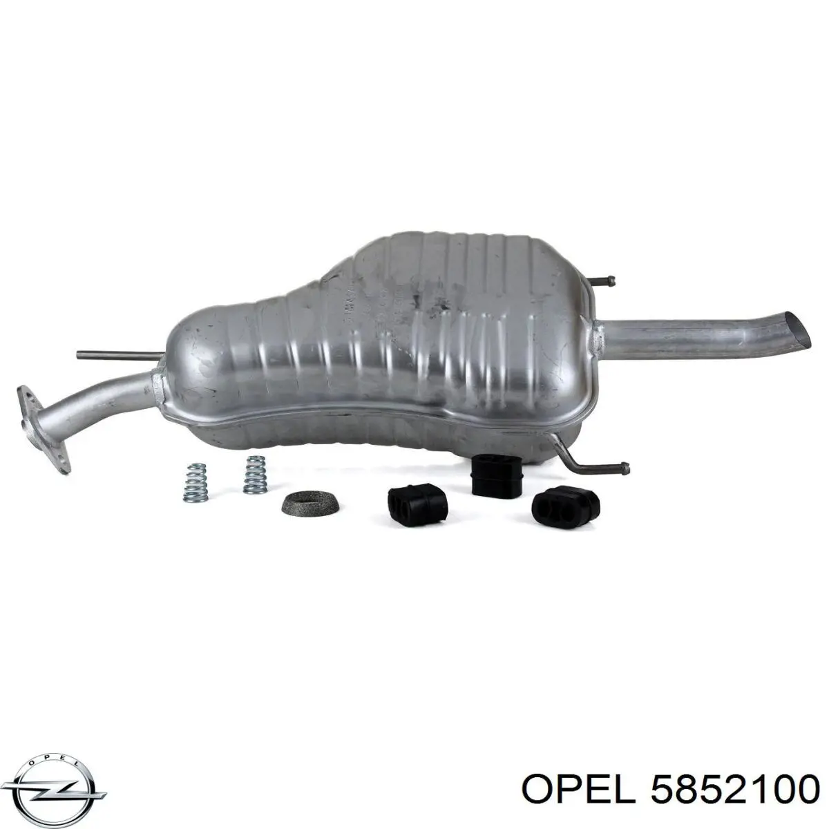 5852100 Opel silenciador posterior