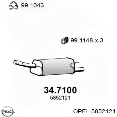 5852121 Opel