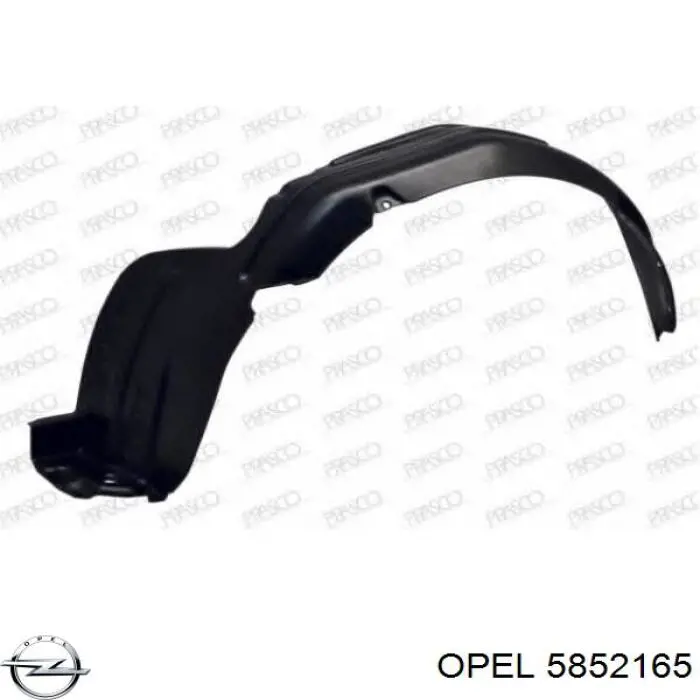 5852165 Opel silenciador posterior