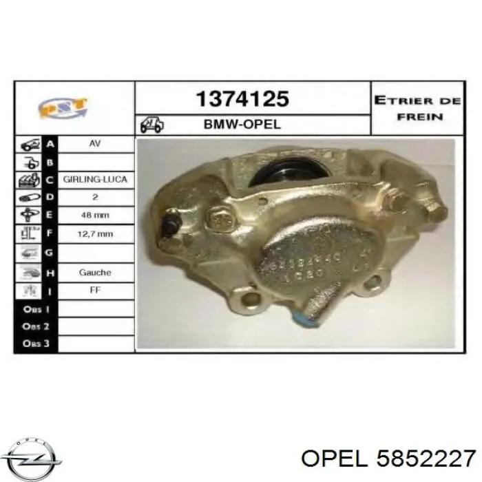 5852227 Opel