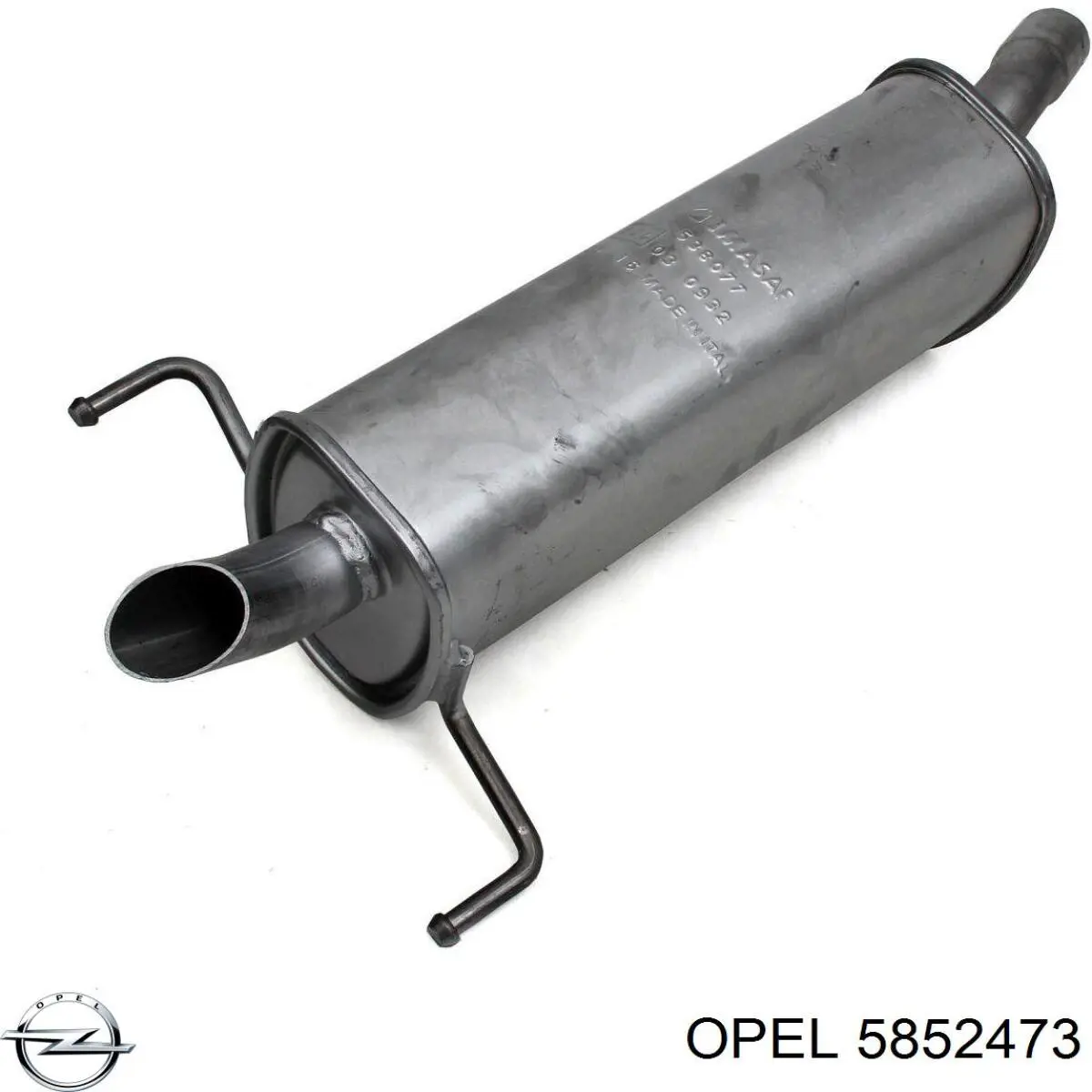 Silenciador trasero Opel 5852473 precio, desde 75,37 EUR