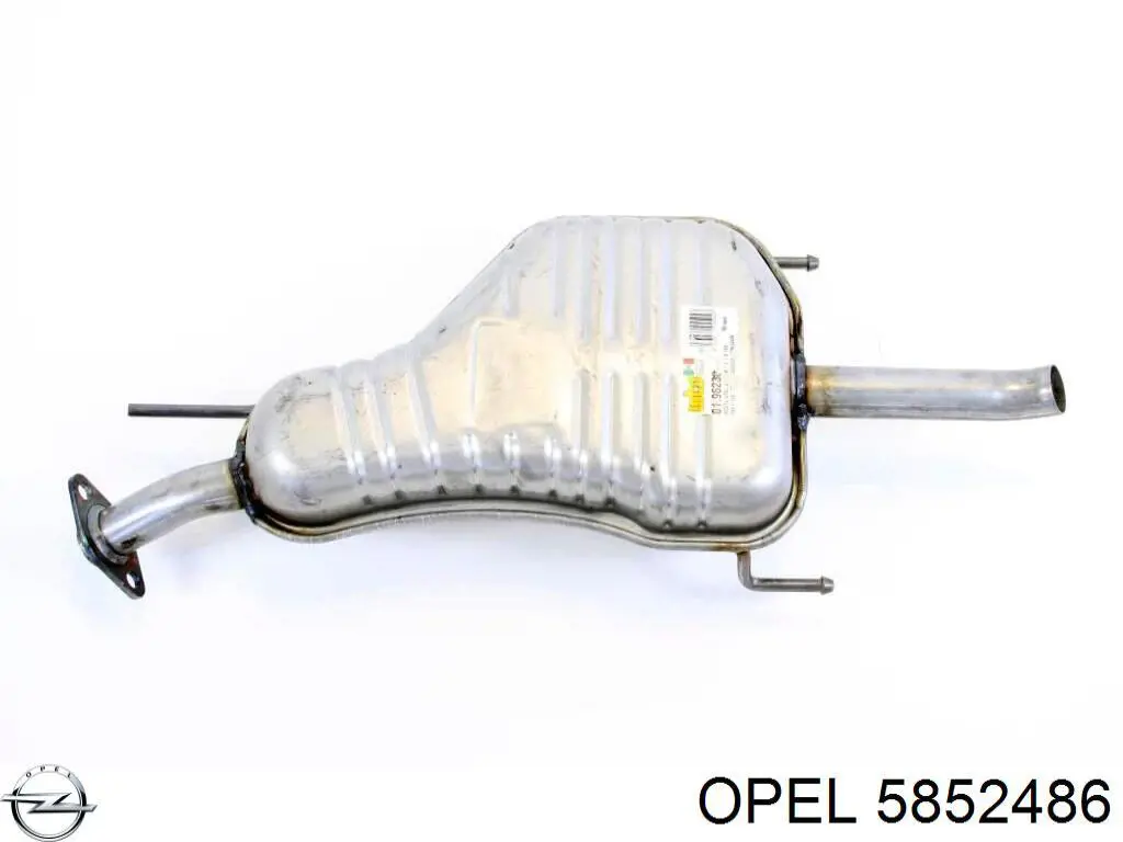 5852486 Opel silenciador posterior