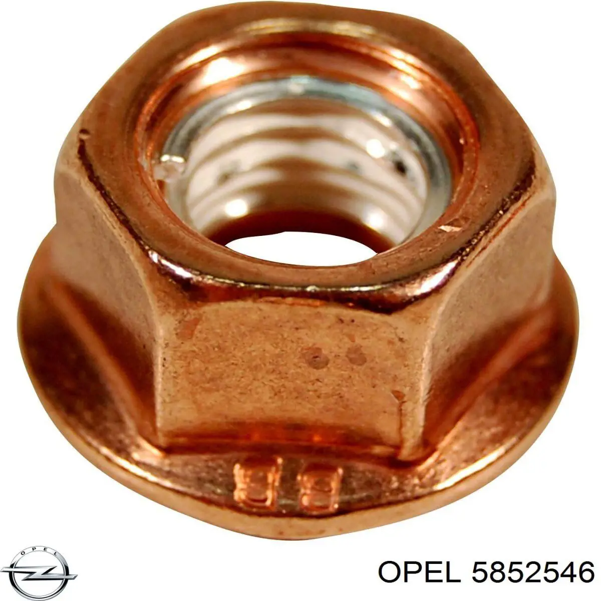 Silenciador central 5852546 Opel