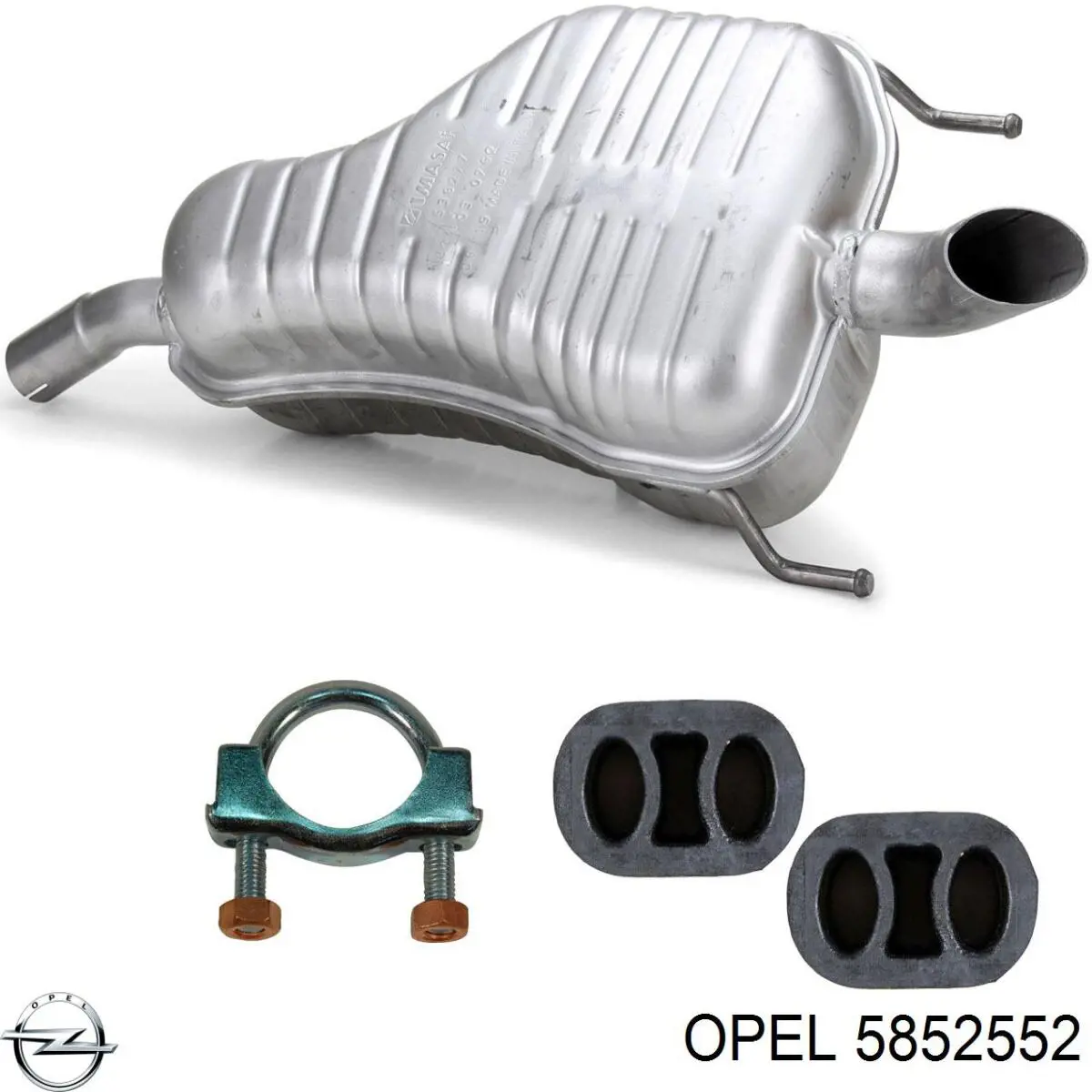 Silenciador central Opel 5852552 precio, desde 90,27 EUR