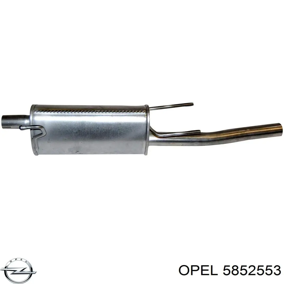 5852553 Opel silenciador posterior