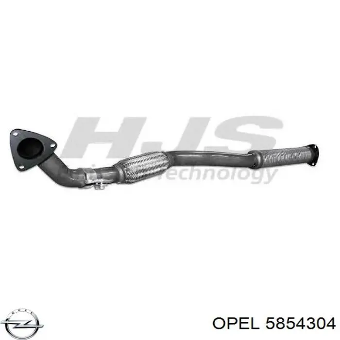 Tubo de escape delantero Opel 5854304 precio, desde 109,04 EUR