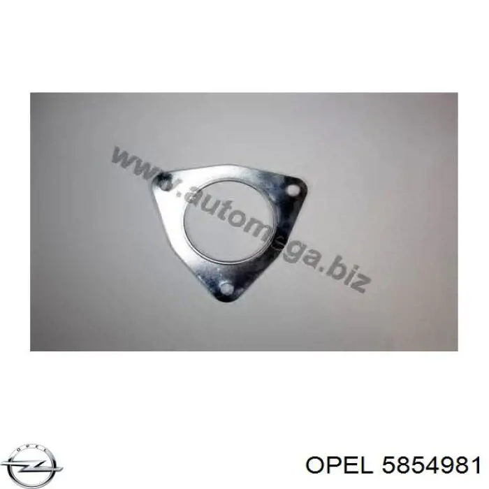 5854981 Opel junta, tubo de escape silenciador