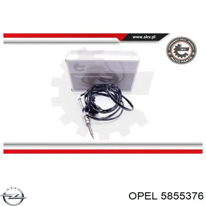 Sensor de temperatura de gases de escape después del filtro de partículas Opel 5855376 precio, desde 43,06 EUR