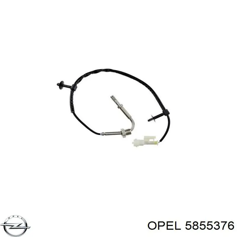 Sensor de temperatura de gases de escape después del filtro de partículas Opel 5855376