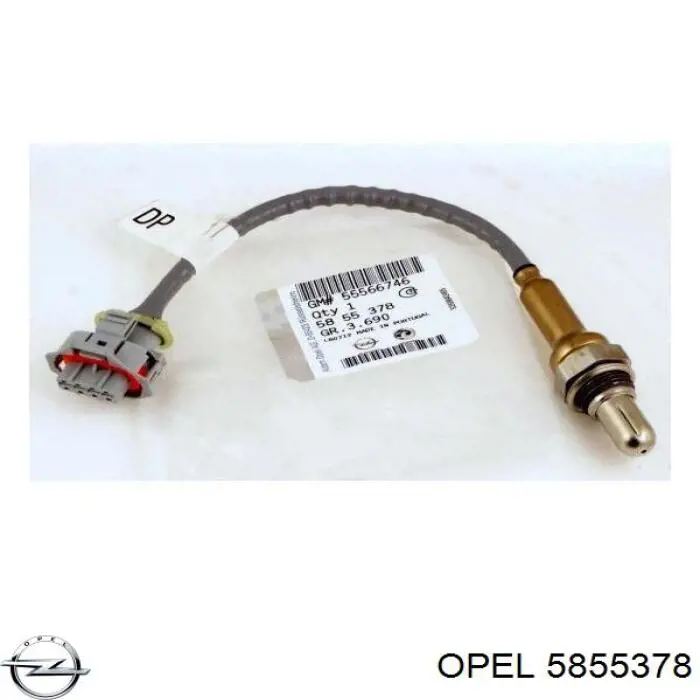 5855378 Opel sonda lambda sensor de oxigeno post catalizador