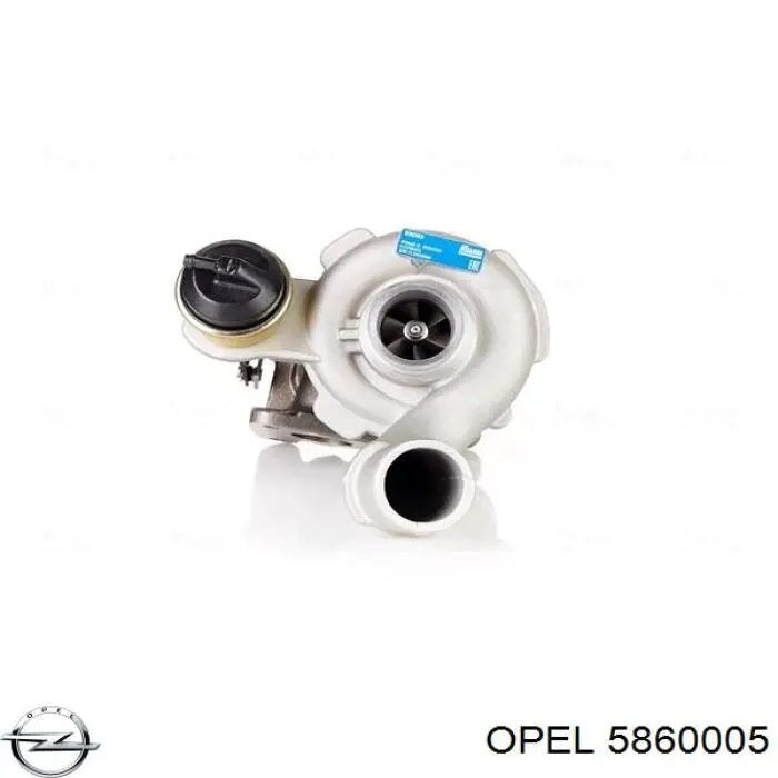 5860005 Opel turbocompresor