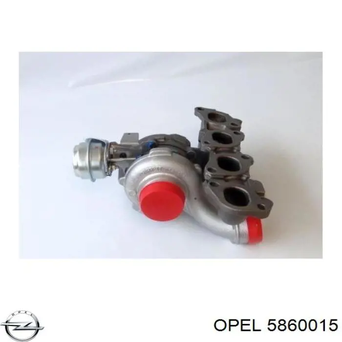 5860015 Opel turbocompresor