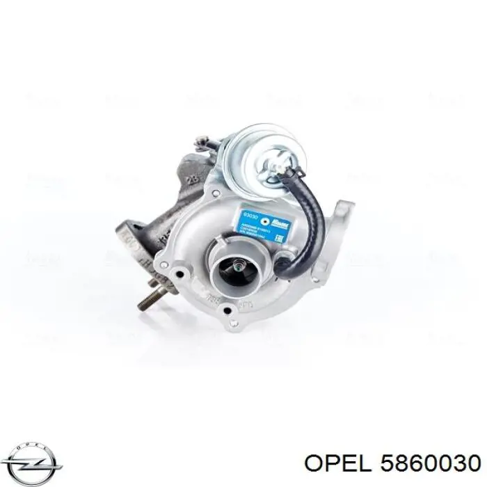 5860030 Opel turbocompresor