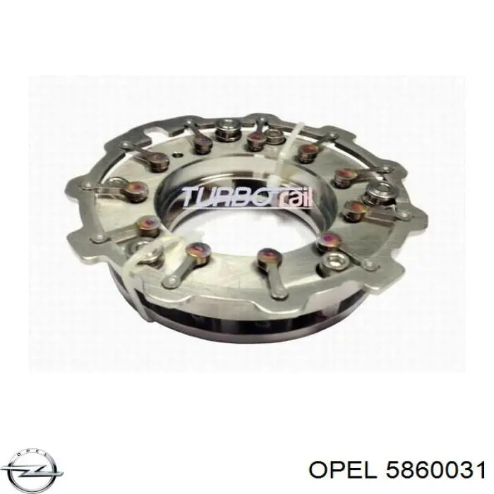 5860031 Opel turbocompresor