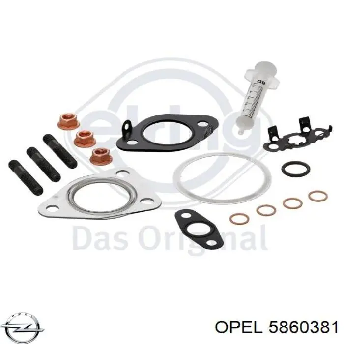 5860381 Opel turbocompresor