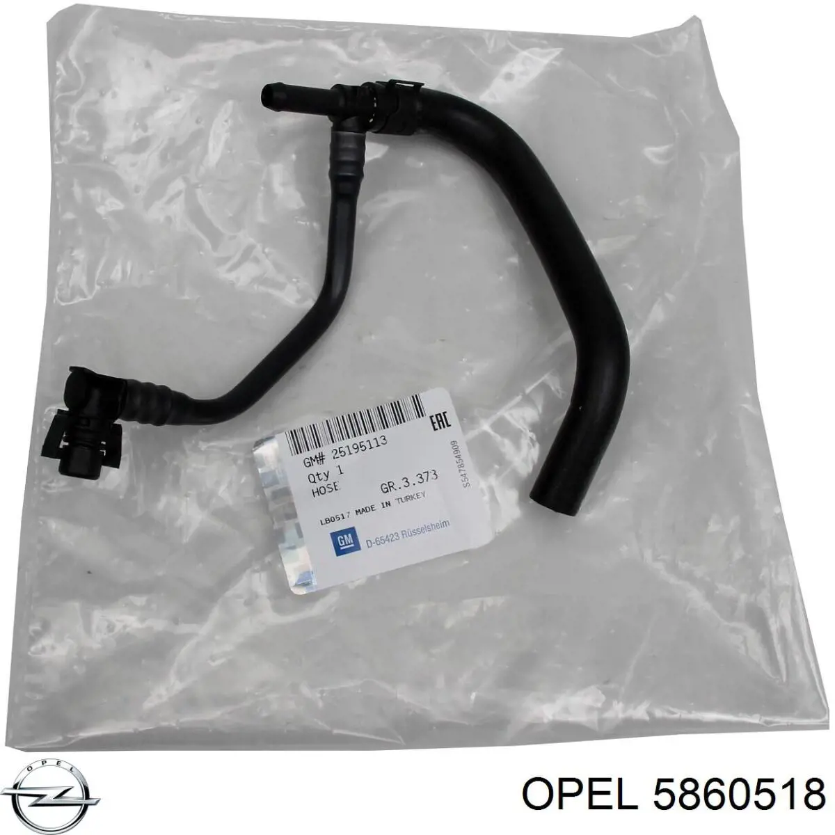 Manguera de retorno de refrigerante del turbocompresor Opel 5860518 precio, desde 17,61 EUR