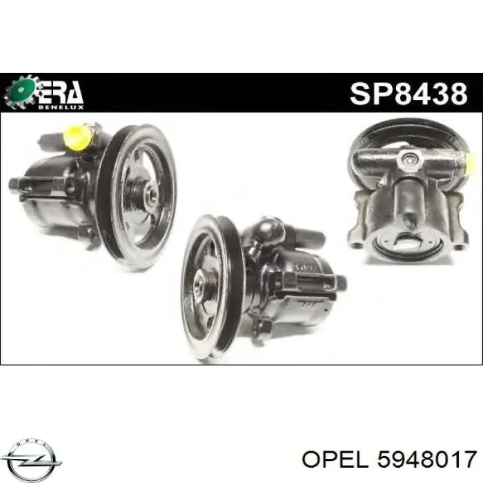 5948017 Opel bomba hidráulica de dirección