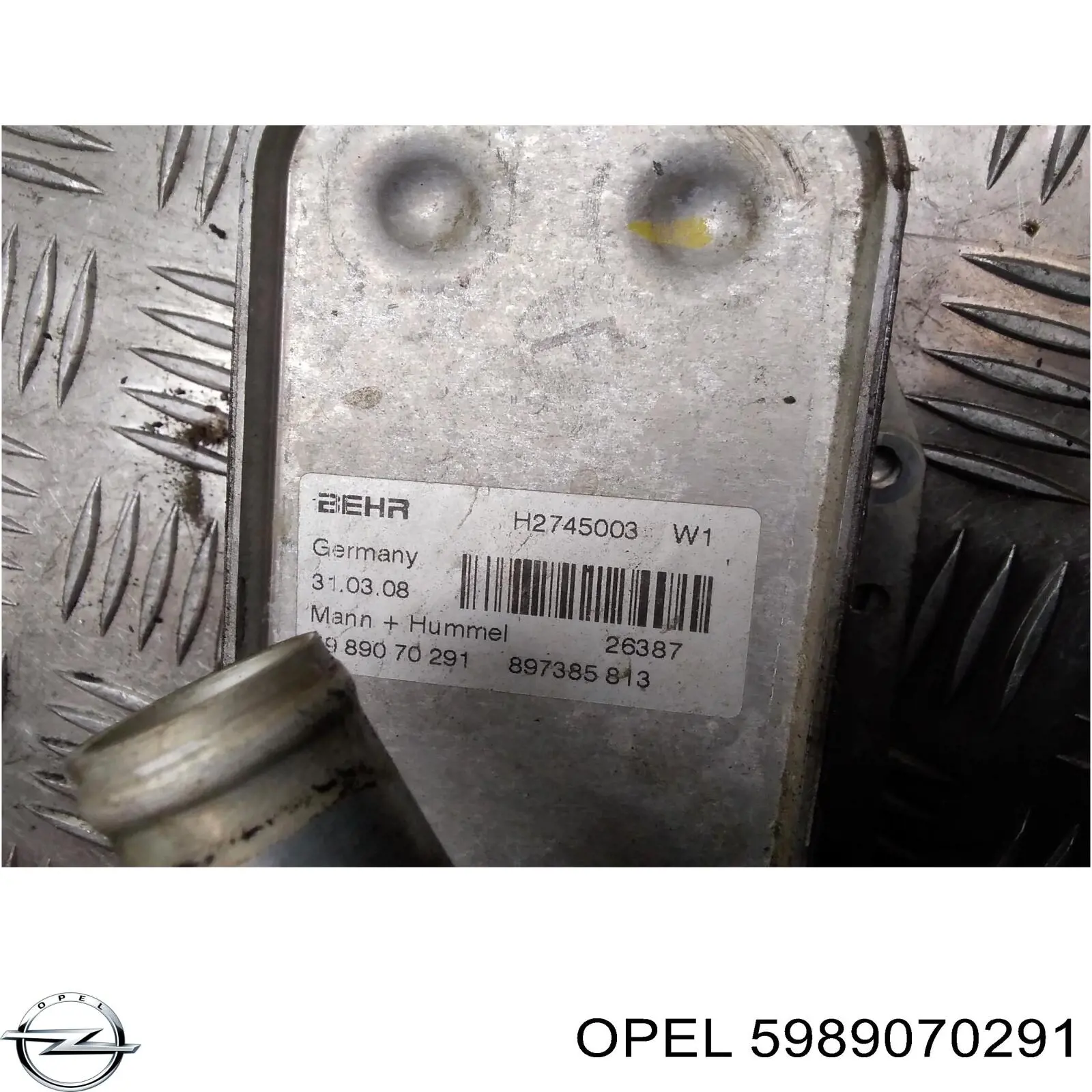 Portafiltro de aceite Opel 5989070291 precio, desde 52,22 EUR