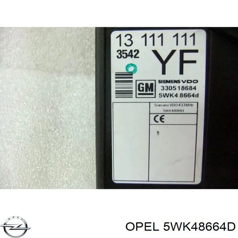  Opel 5WK48664D precio, desde 46,46 EUR