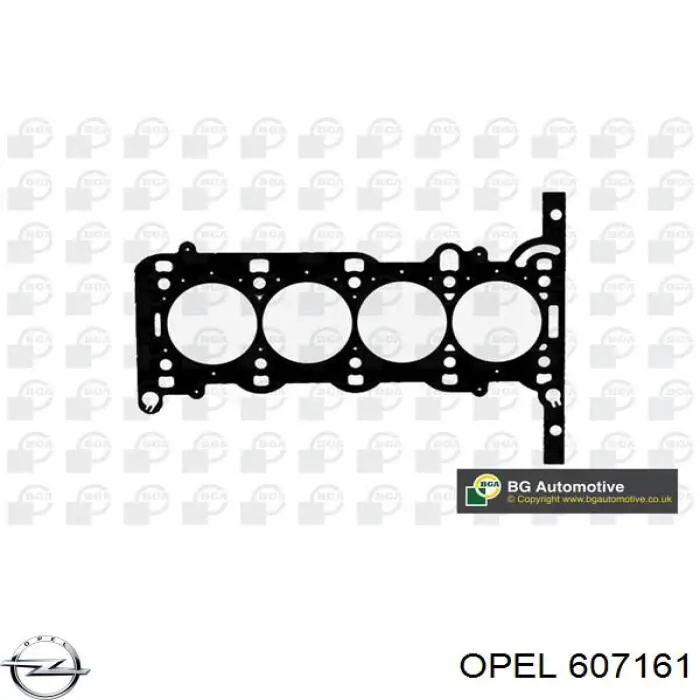 607161 Opel Empaquetadura de culata