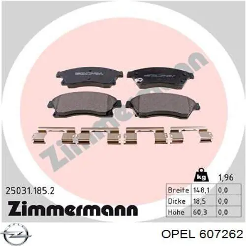 Comprar 607262 Opel 