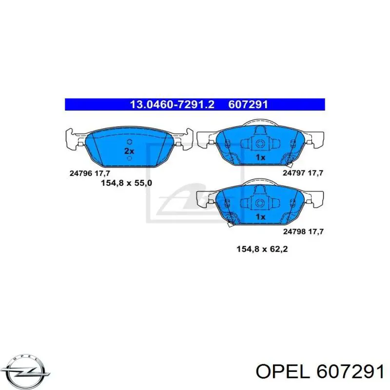 Tapa de la válvula Opel 607291 precio, desde 124,87 EUR
