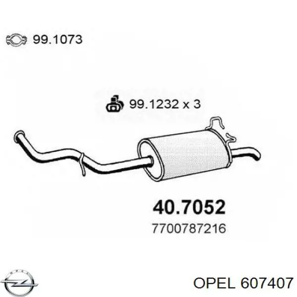 Comprar 607407 Opel Junta de culata