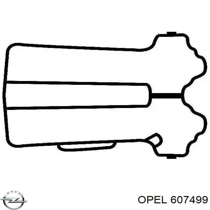 607499 Opel junta de la tapa de válvulas del motor