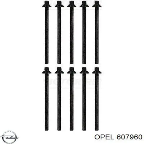 607960 Opel tornillo de culata