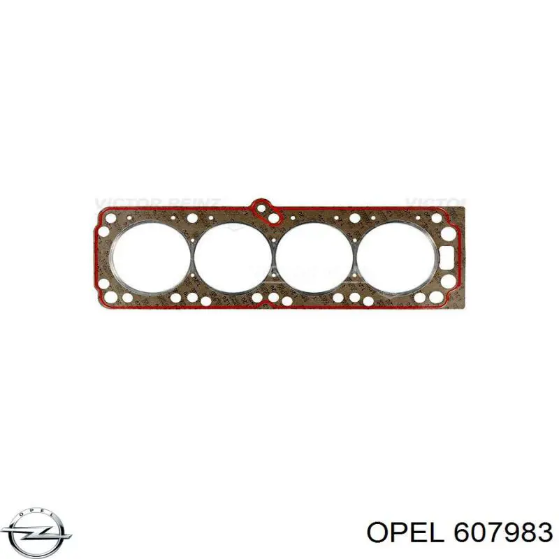 607983 Opel junta de culata