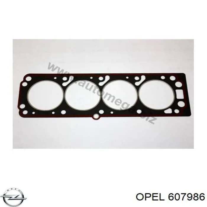 607986 Opel junta de culata