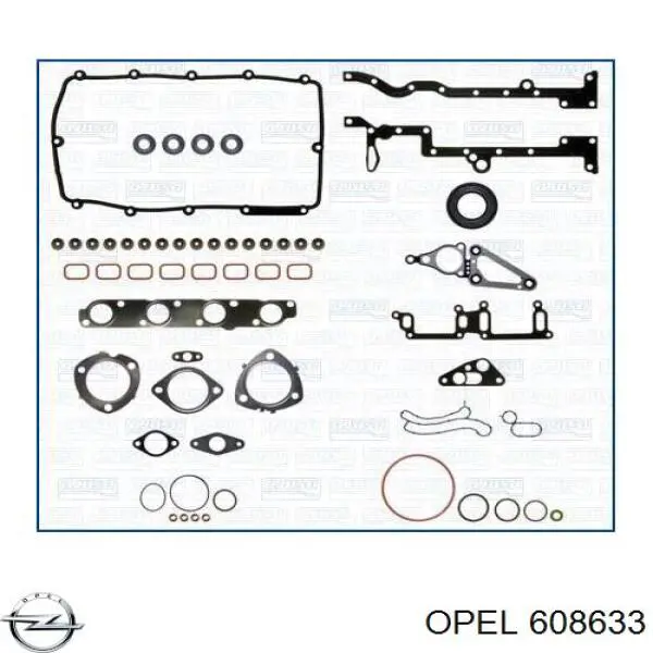 608633 Opel junta de culata