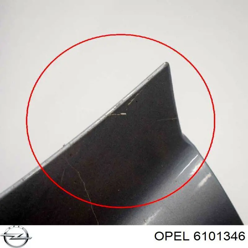 Aleta delantera izquierda Opel 6101346 precio, desde 148,10 EUR