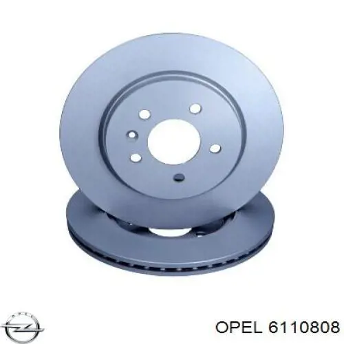 6110808 Opel larguero delantero derecho