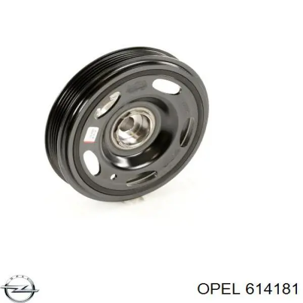 614181 Opel polea de cigüeñal