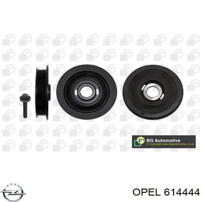 614444 Opel polea, cigüeñal