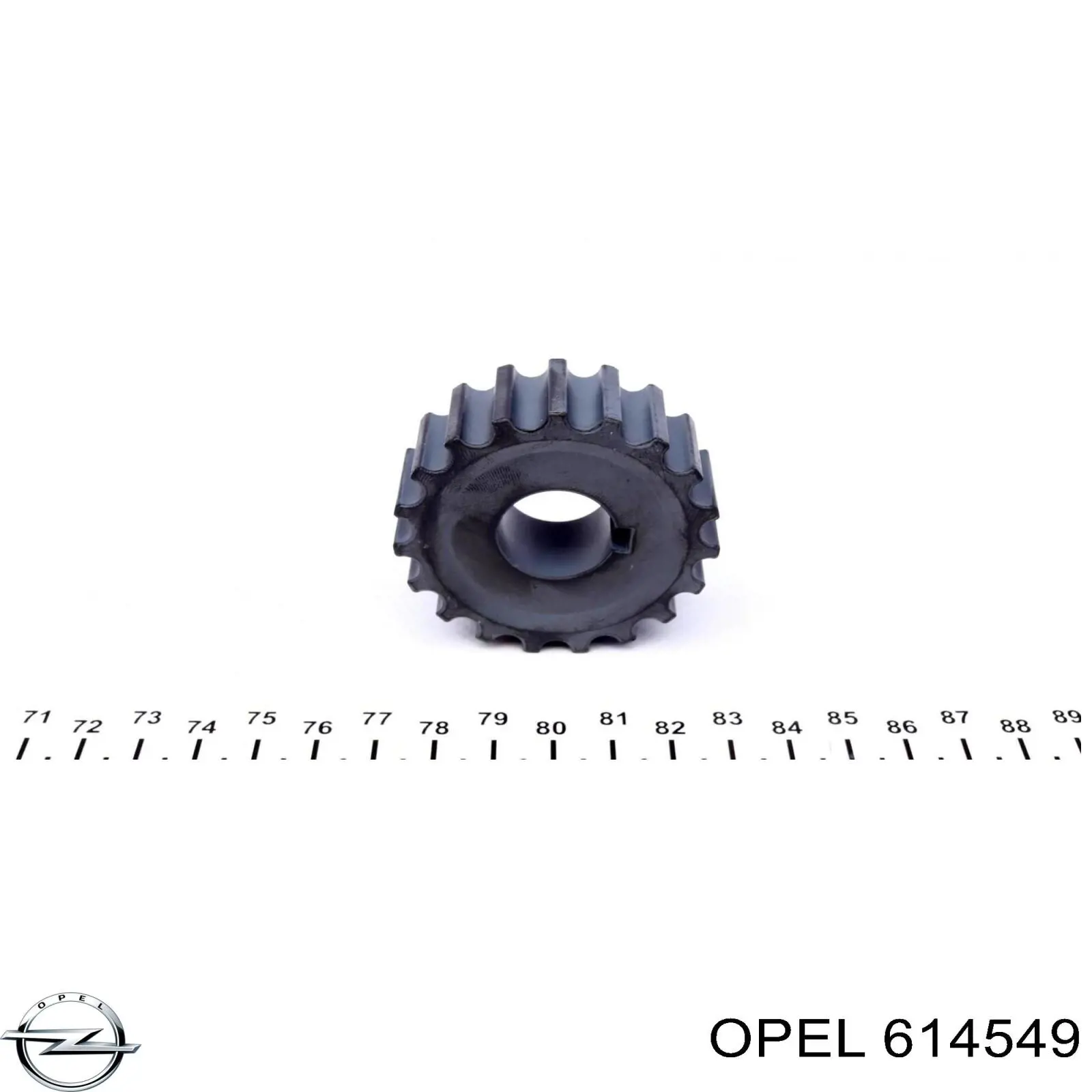 614549 Opel rueda dentada, cigüeñal