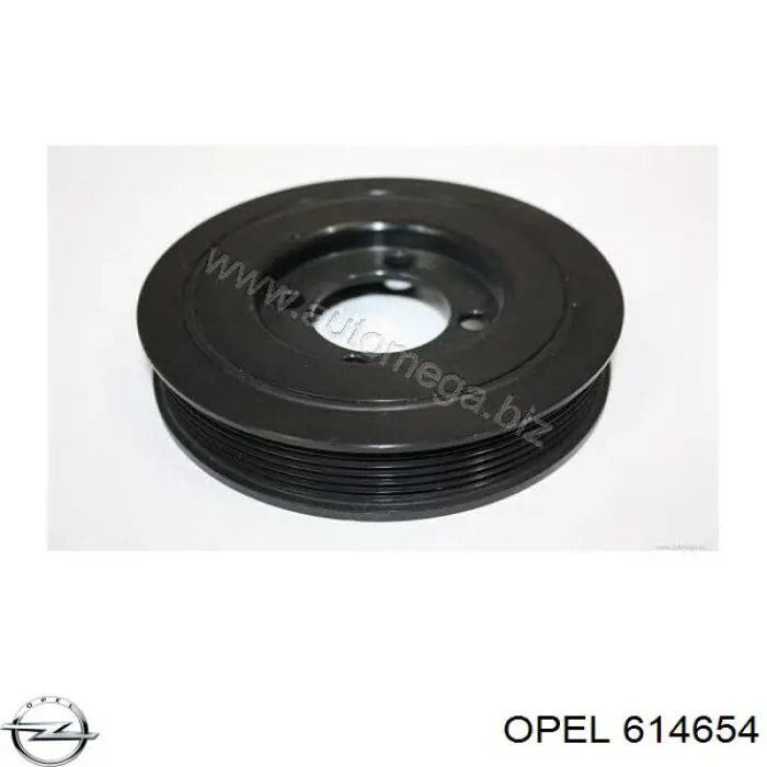 614654 Opel polea, cigüeñal