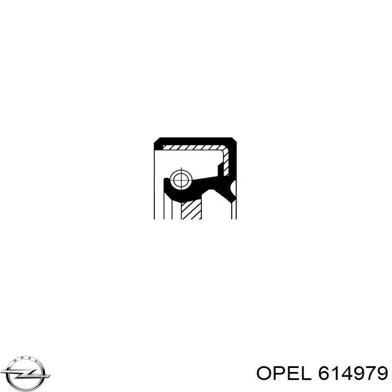614979 Opel anillo retén, cigüeñal frontal