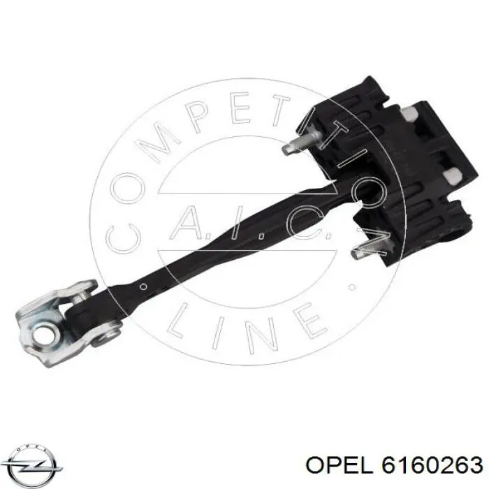 Limitador de apertura de puerta trasera Opel 6160263 precio, desde 30,82 EUR