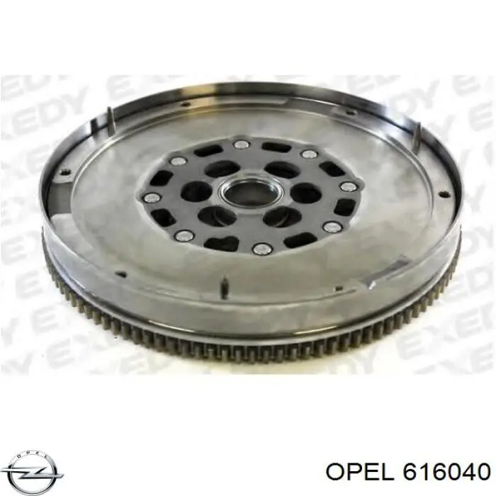 616040 Opel volante de motor