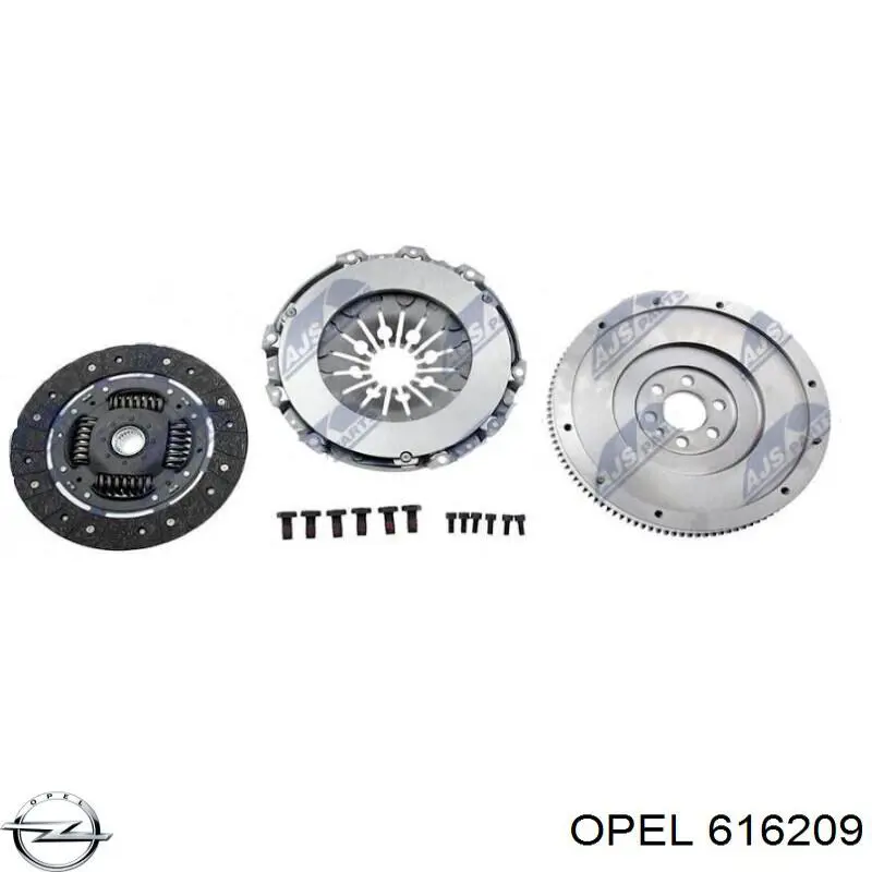 616209 Opel volante de motor