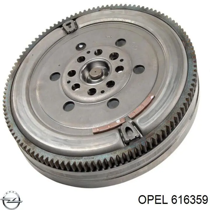 616359 Opel volante de motor